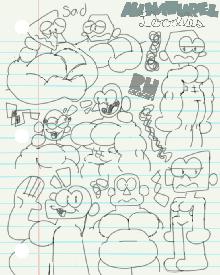 Au Naturel Doodles #0027