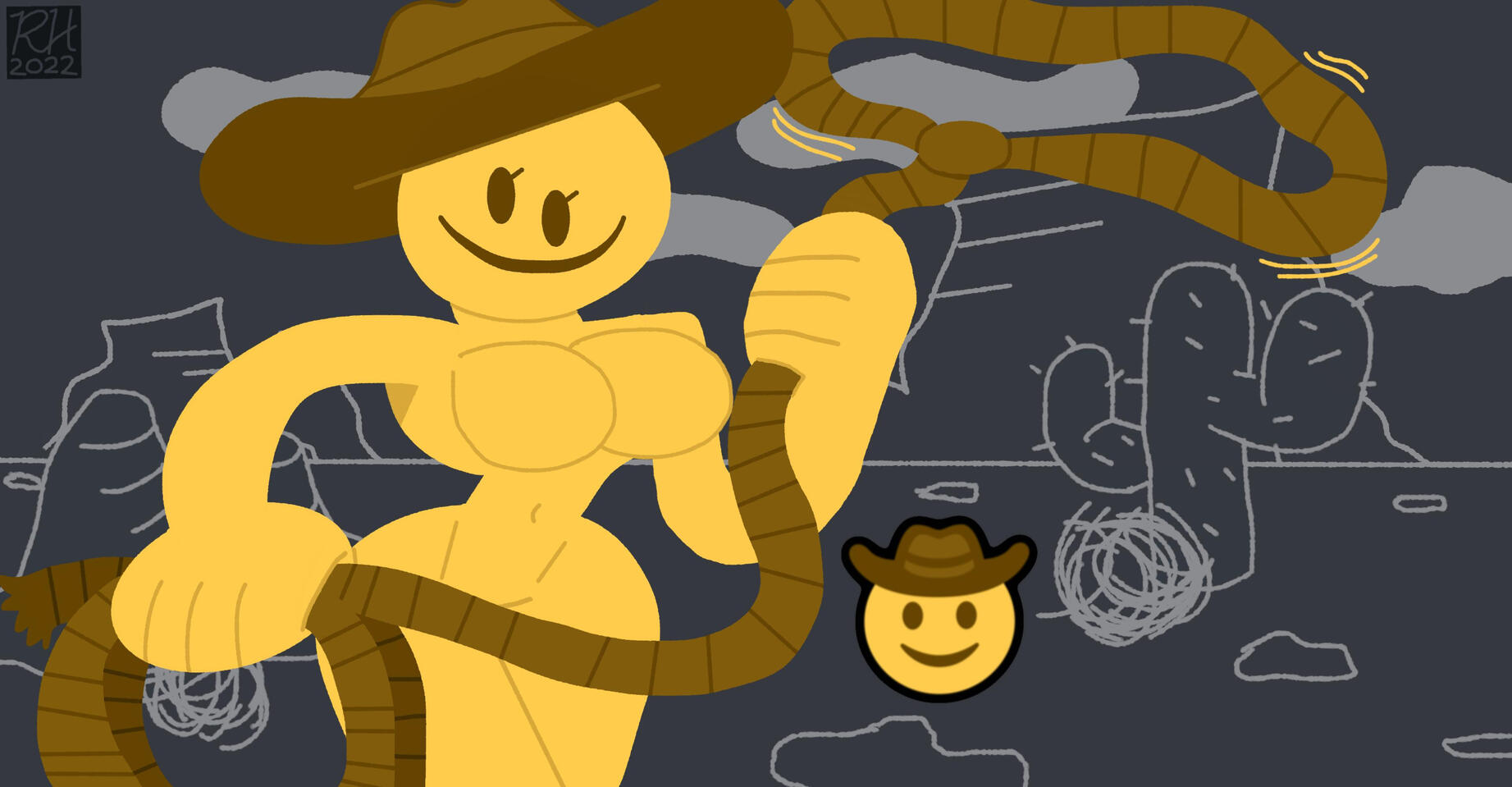 Cowgirl Emoji