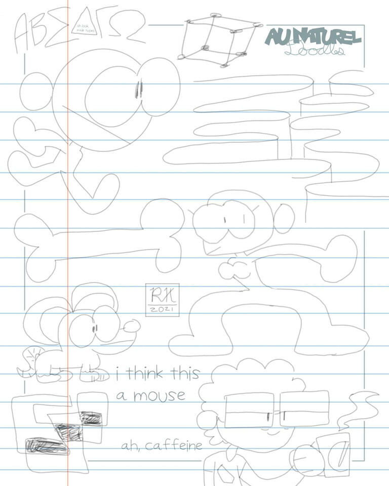 Au Naturel Doodles #0010