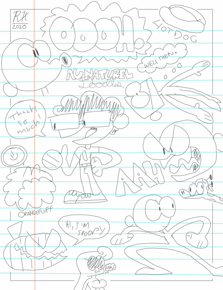 Au Naturel Doodles #0002